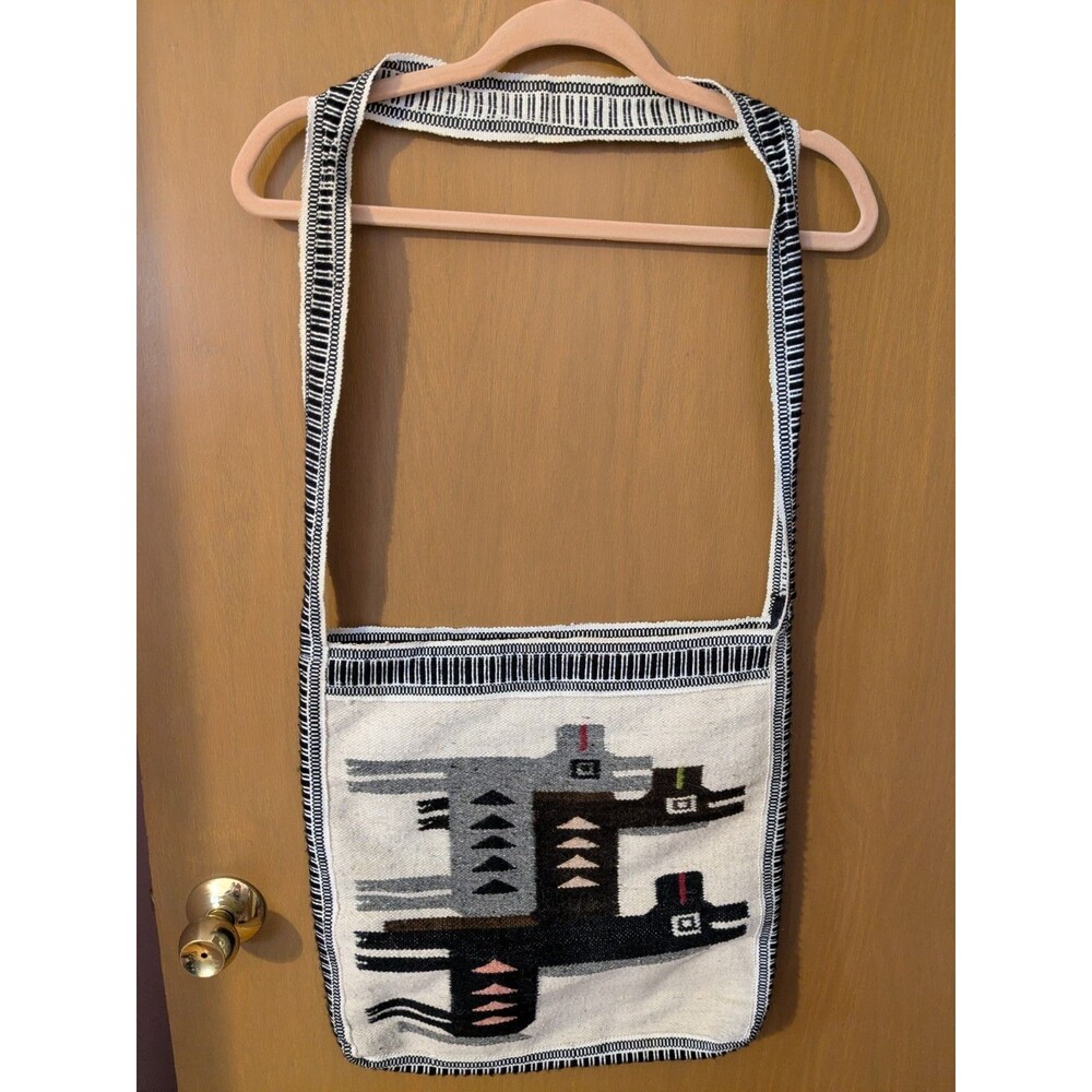 Quichua Export 100% Wool Purse Hand Knit Ecuador
